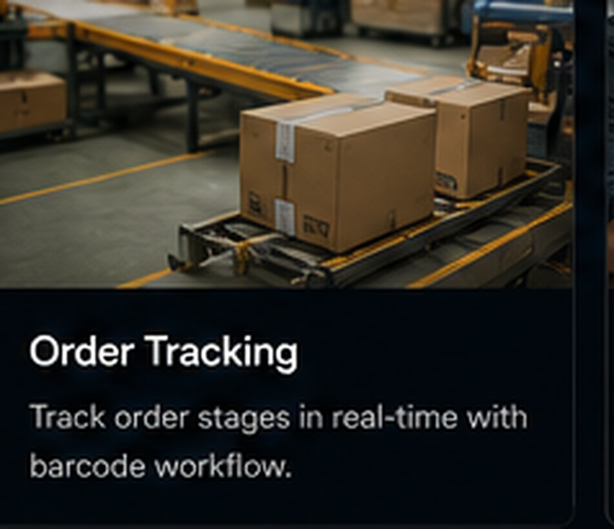 Plantation shutter order and production tracking
