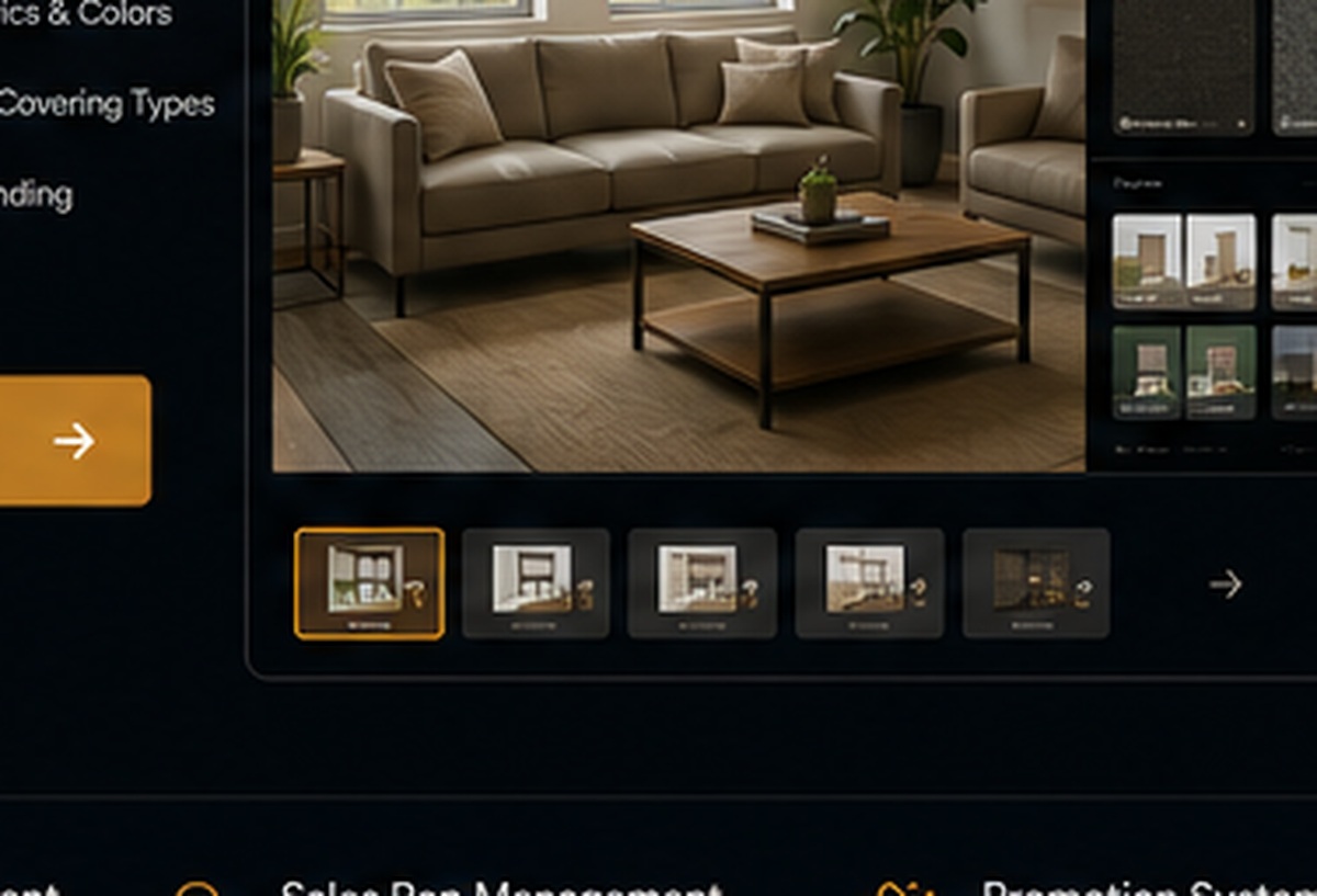 Window covering room visualizer